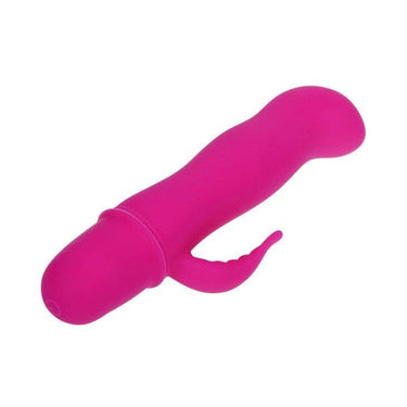 Vibratore Massaggiatore Elegante in Silicone Viola con 10 Modalità